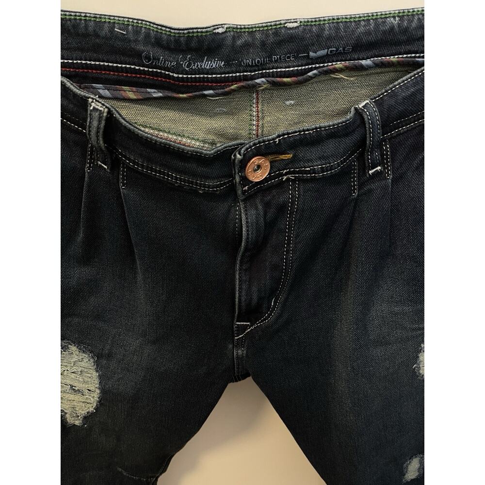 Gas Men's Distressed Denim Jeans Size 36 Slim Fit NWOT